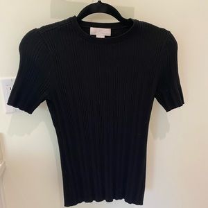 Rachel Parcell fitted ribbed knit top